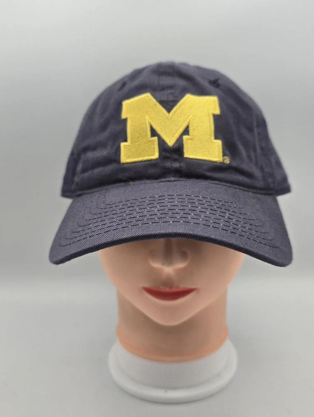NCAA By Signatures Michigan Wolverines Navy Blue Adjustable Strapback Hat